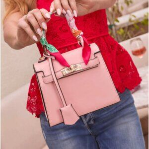 Tracey Structured Scarf Top Handle Bag | Vici